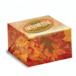 Box with Leaf Wrapping Paper